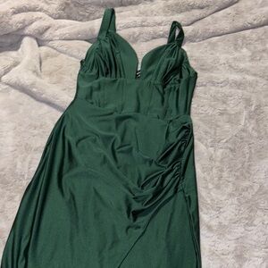 Fashion Nova Green Maxi Dress